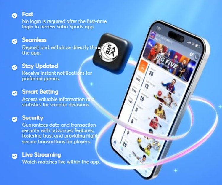 Live Stream Sports From Malaysia on the SABA Betting App on BK8