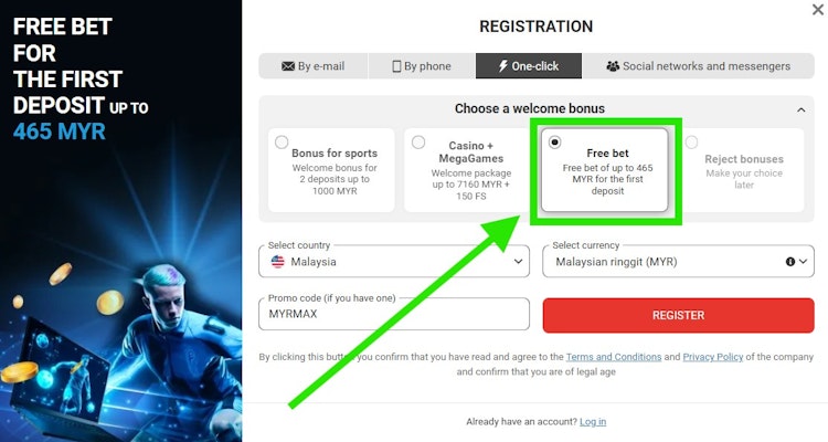 Megapari Free Bet Promo Code