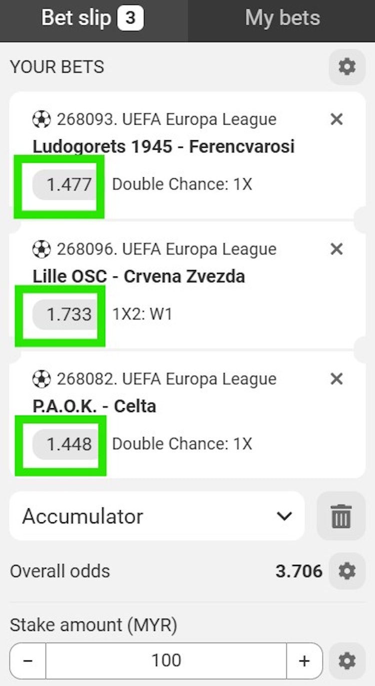 Megapari Promo Code Sports Bonus Requires a Minimum of 3 Selections