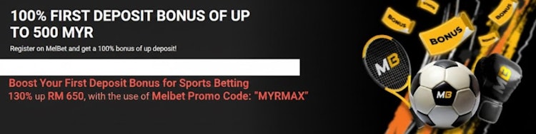 MelBet Promo Code MYRMAX Increases the Sports Bonus With Additional 30%