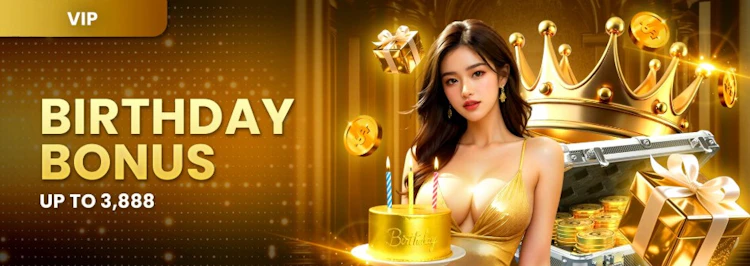 AW8 VIP birthday bonus up to MYR 3,888