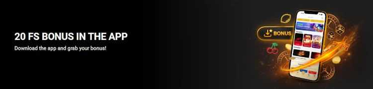 MelBet 20 free spins bonus in the app