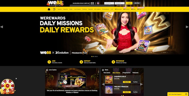 WE88 Viewed in a Web Browser