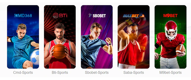 UEA8 sports betting platforms CMD368, BTi, SBOBET, Saba and M9BET