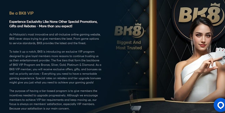 BK8 Malaysia Offer a VIP Loyalty Program in Malaysia
