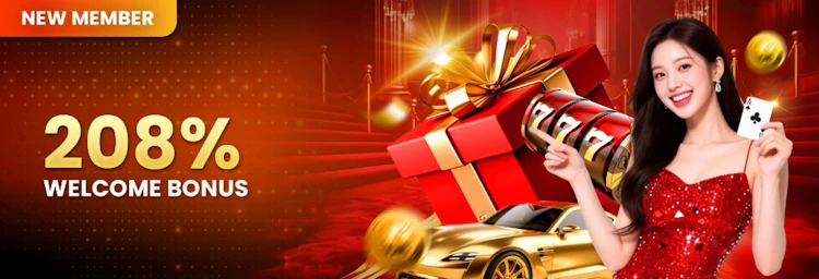 AW8 208% welcome bonus across the first three deposits
