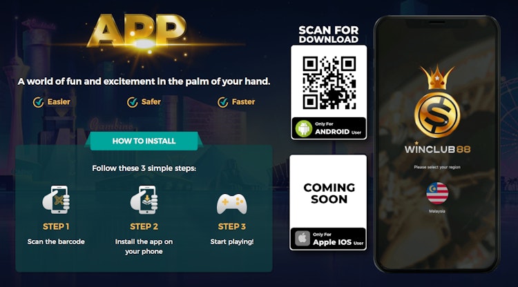 Winclub88 Offers Betting App in Malaysia