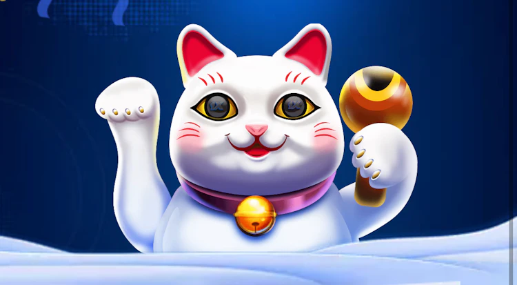  The Lucky Day mascot, a happy cat