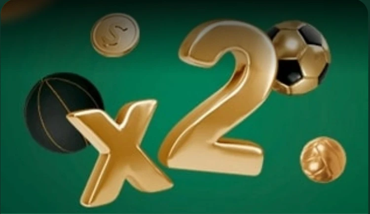  A 2x indicating the Betwinner Thursday promo doubles your deposit