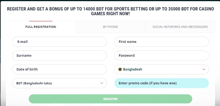 22Bet promo code