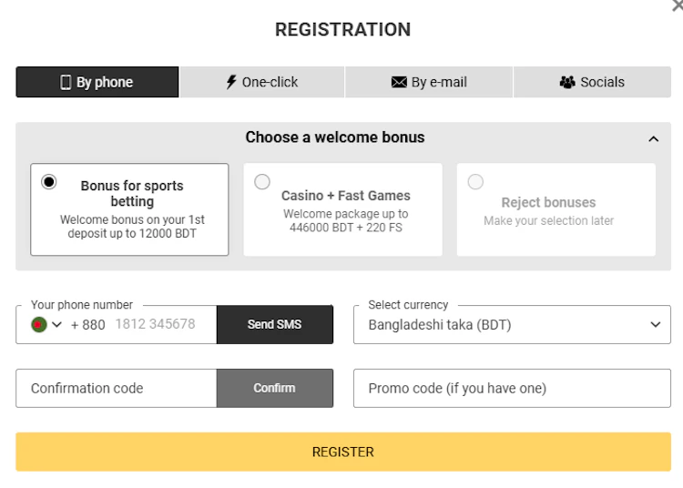 Create an account
