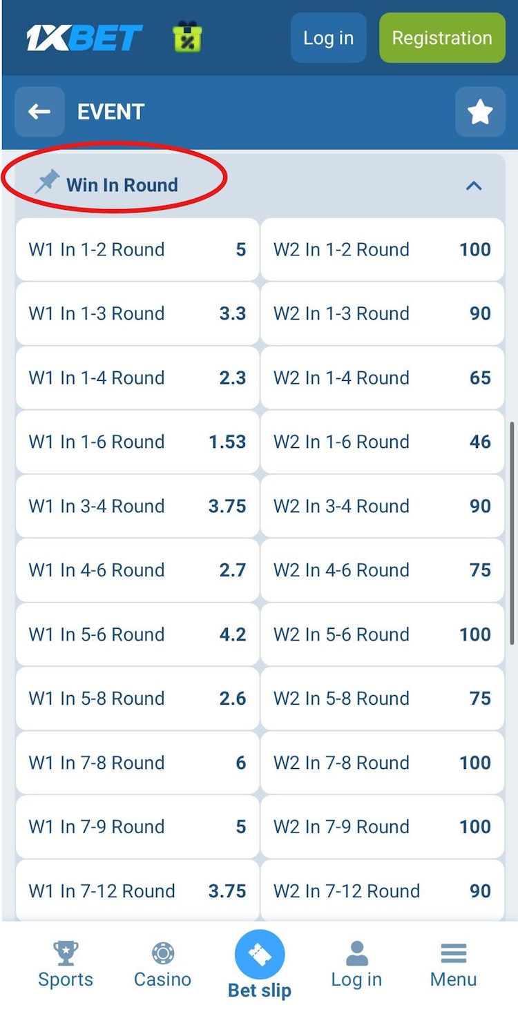 1xbet fighter special