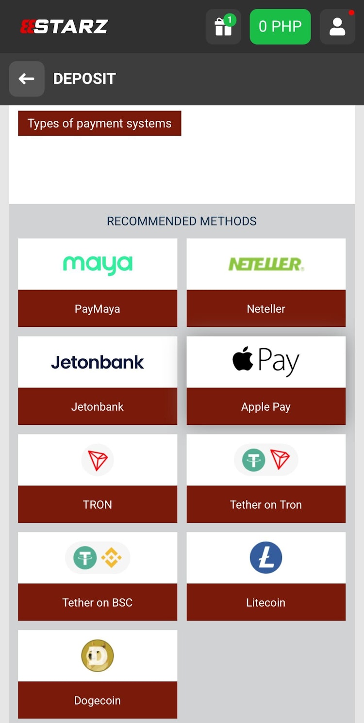 888starz Deposits & Withdrawals