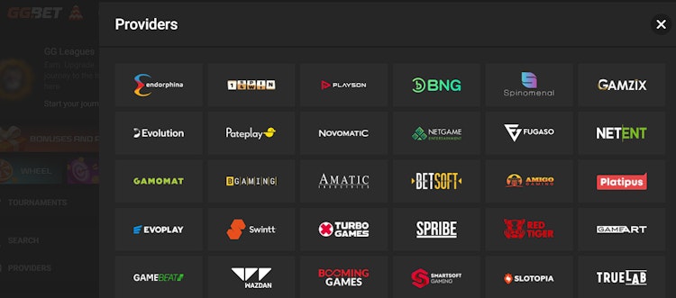 gg.bet slot provider Options