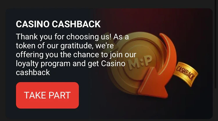 casino cashback