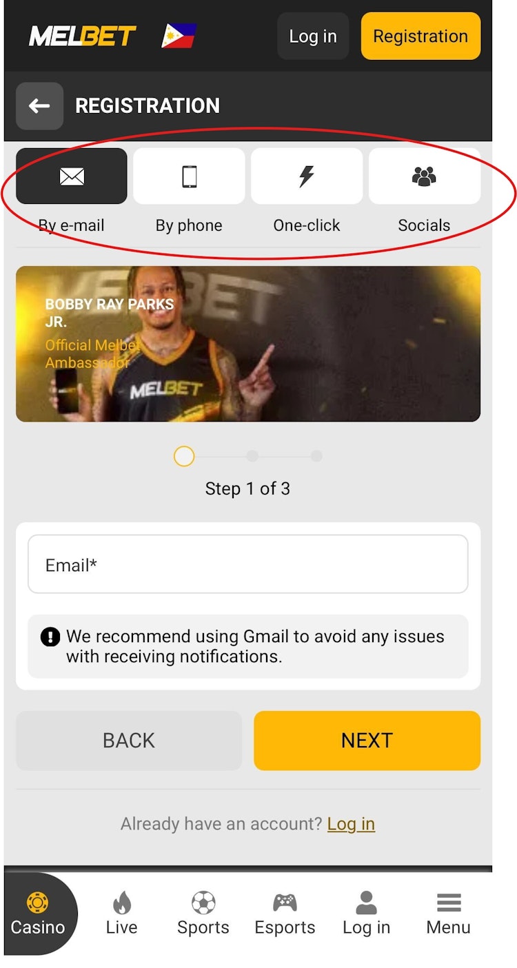 Melbet Registration 2