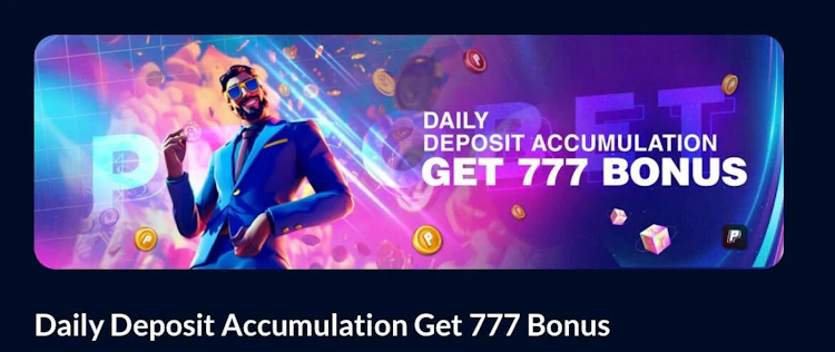 Daily Deposit Accumulation (Up to 777)