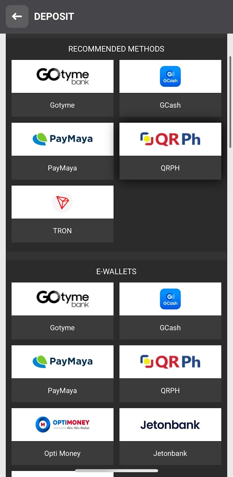 winwinbet Deposits & Withdrawals