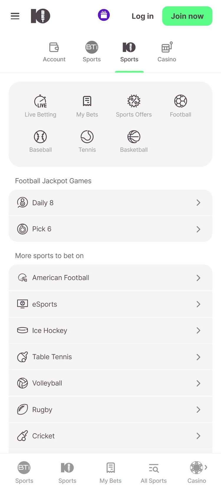 10bet sports betting