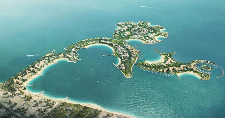 image of al marjan island