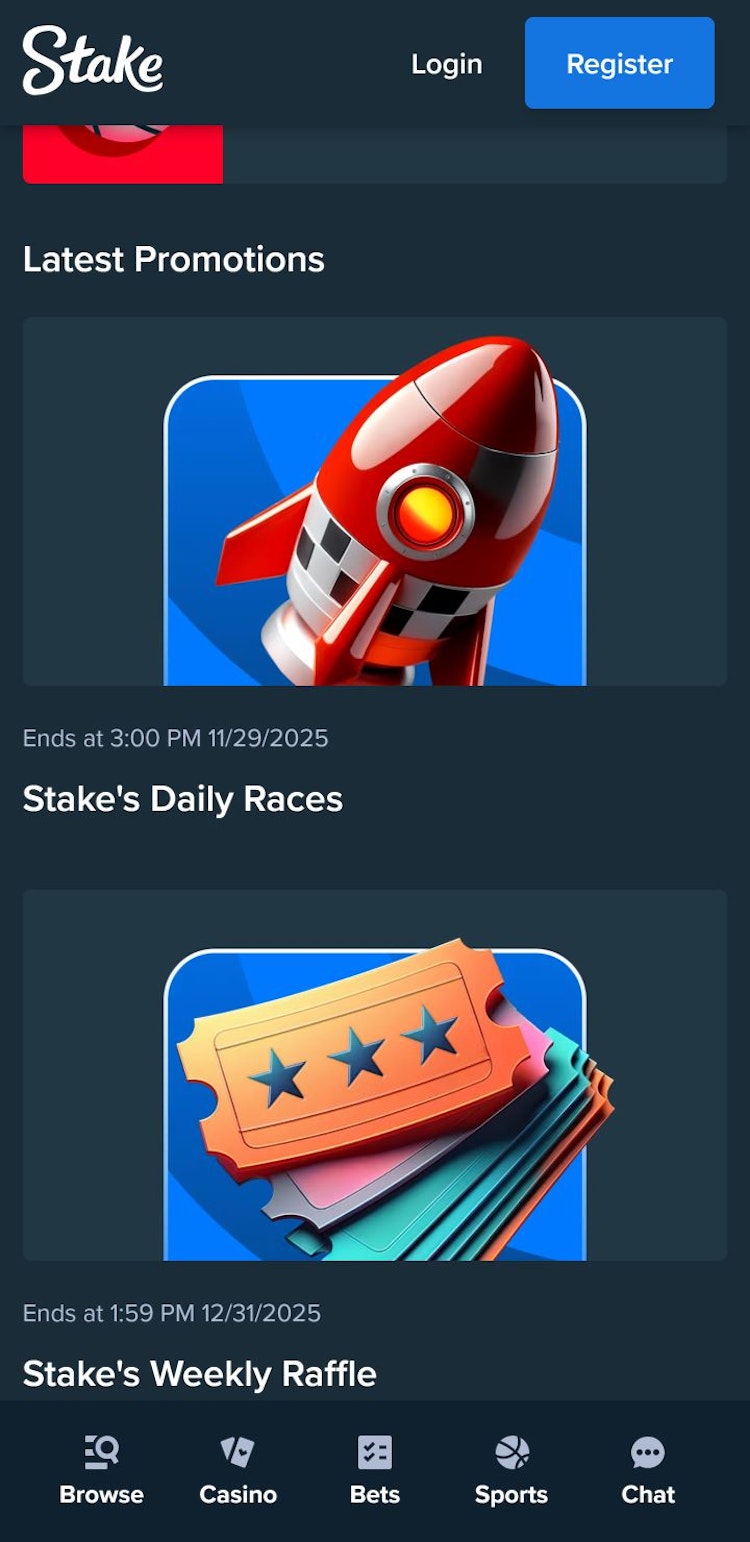 Stake promotions