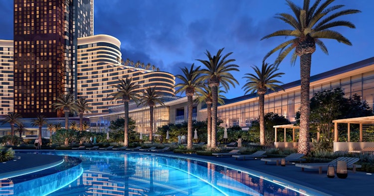 wynn al marjan pool area